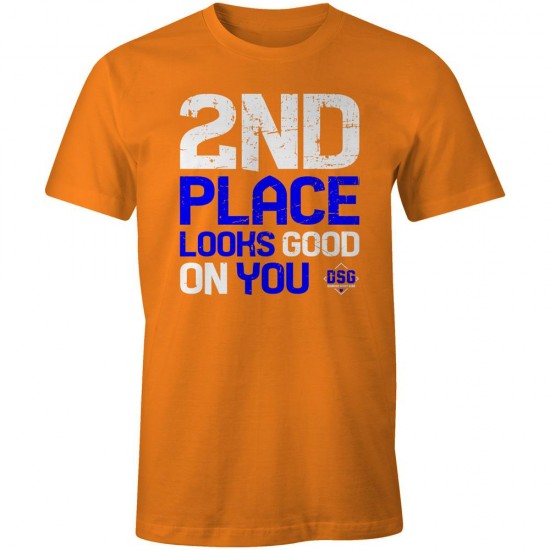 Clearance Sale DSG Apparel 2nd Place T-Shirt: GD-2ND