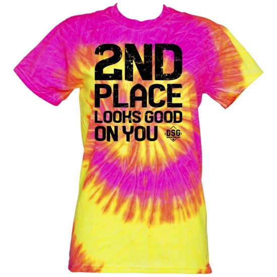 Clearance Sale DSG Apparel 2nd Place Tie Dye T-Shirt: TD-2ND
