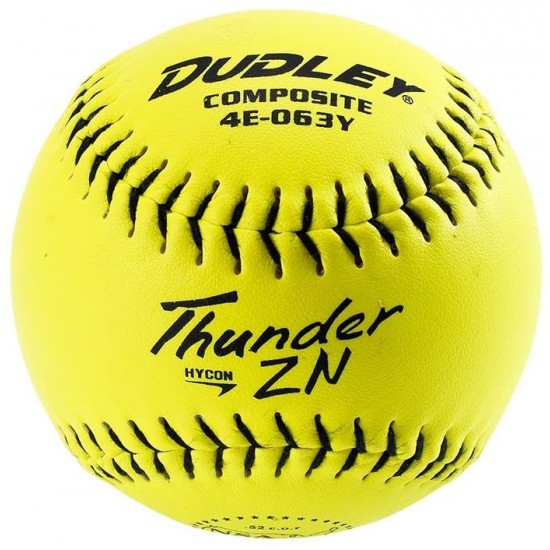 Clearance Sale Dudley NSA Thunder ZN Hycon 11" 52/275 Composite Slowpitch Softballs: 4E-063Y