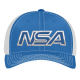 Clearance Sale NSA Outline Series Royal Snapback Hat: 104-ROWH