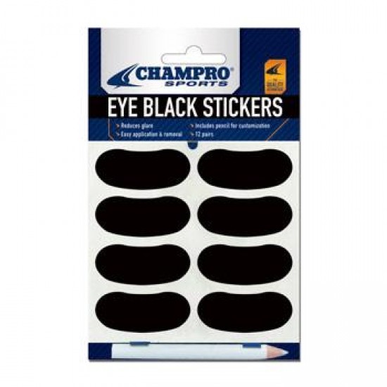 Clearance Sale Champro Sports Eye Black Stickers: A032