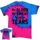 Clearance Sale DSG Apparel Blood Sweat Tears Tie Dye T-Shirt: TD-BST