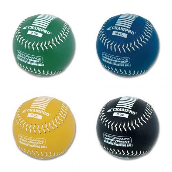 Clearance Sale Champro Sports Weighted Training Softball Set (2 Pack): CSB7AS / CSB7BS