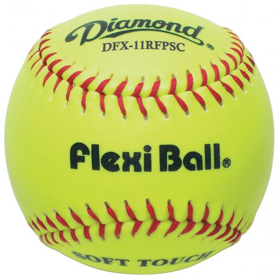 Clearance Sale Diamond FlexiBall 11" Synthetic Fastpitch Softballs: DFX-11RFPSC
