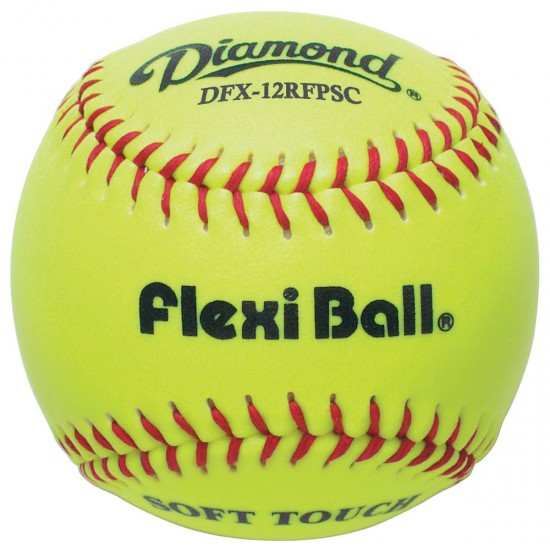 Clearance Sale Diamond FlexiBall 12" Synthetic Fastpitch Softballs: DFX-12RFPSC