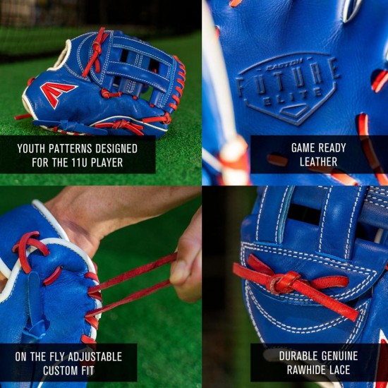 Clearance Sale Easton Future Elite 11" Baseball Glove: FE1100-NYRDWH