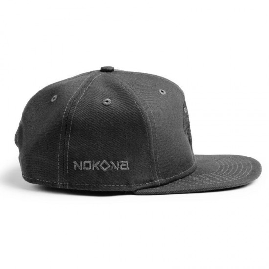 Clearance Sale Nokona Indian Head Snapback Hat: HT-GRAPHITEHAT