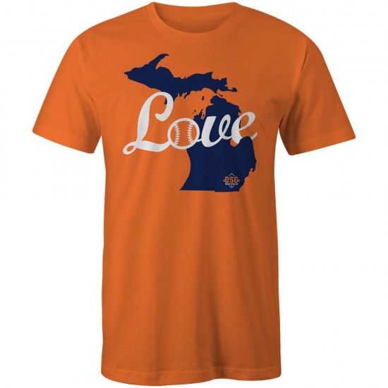 Clearance Sale DSG Apparel Love (Michigan) T-Shirt: GD-LOVE-MI