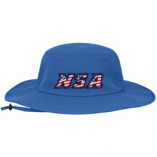 Clearance Sale NSA Flag Series Bucket Hat: 1946B-ROYAL