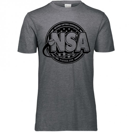 Clearance Sale National Softball Association NSA Tone Tri Blend Short Sleeve Shirt