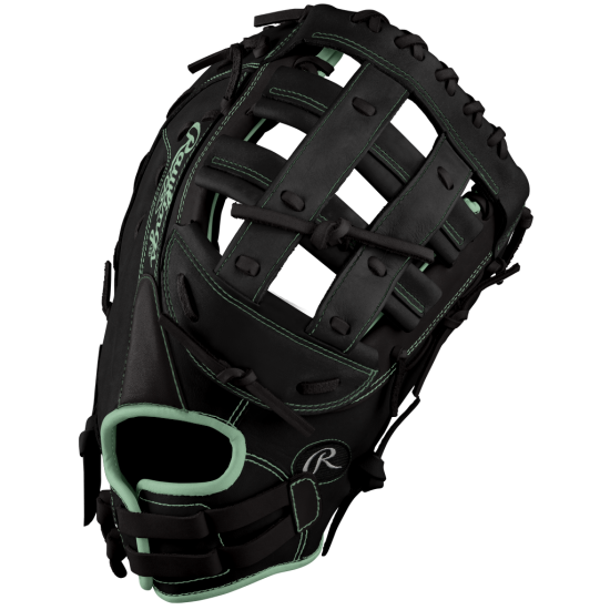 Clearance Sale Rawlings Heart of the Hide 13" Midnight Mint DSG Exclusive Fastpitch First Base Mitt: PROFM19SB-17BMDSG