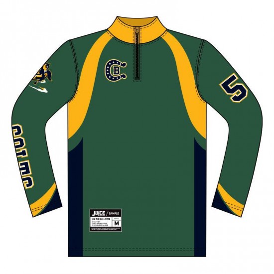 Clearance Sale Champro Custom Sublimated 1/4 Zip Pullovers: JUICE 1/4ZIP