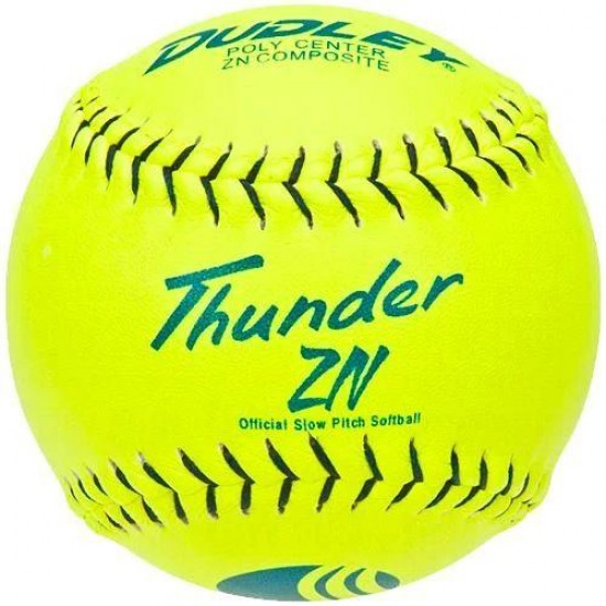 Clearance Sale Dudley USSSA Thunder ZN Classic W 11" 44/400 Composite Slowpitch Softballs: 4U-553