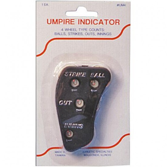 Clearance Sale Athletic Specialties 4 Wheel Umpire Indicator: UM4