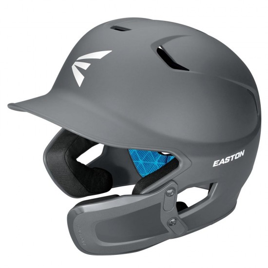 Clearance Sale Easton Z5 2.0 Matte Solid Batting Helmet with Universal Jaw Guard: A168539 / A168540