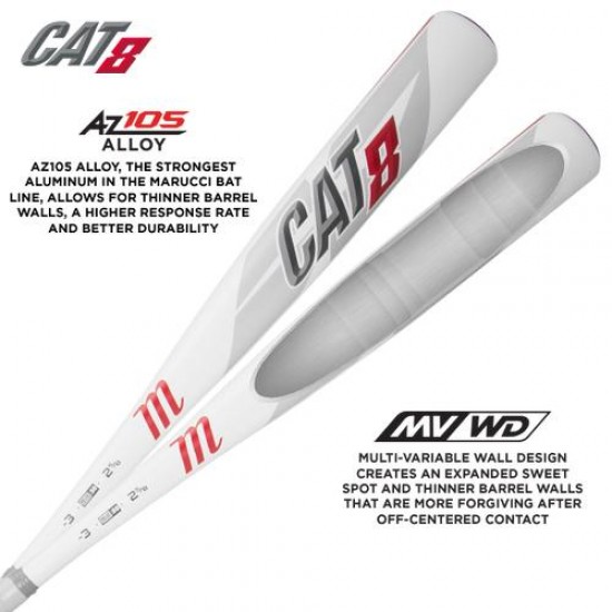 Clearance Sale 2019 Marucci CAT8 -8 (2 3/4") USSSA Baseball Bat: MSBC88
