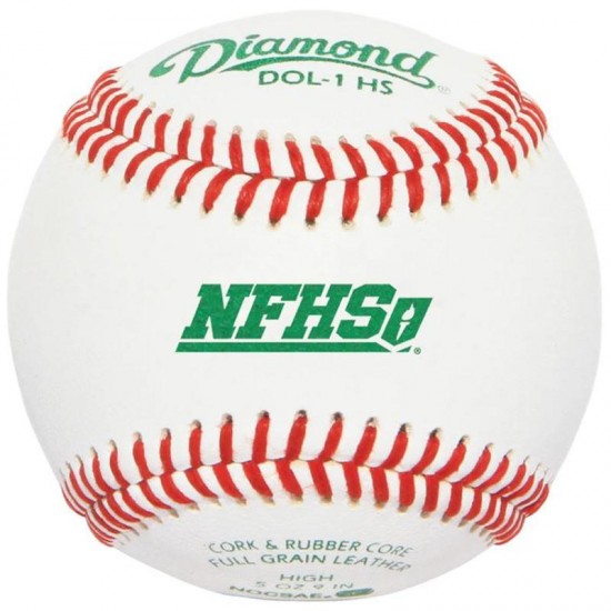 Clearance Sale Diamond DOL-1 NFHS NOCSAE Baseballs: DOL-1 HS