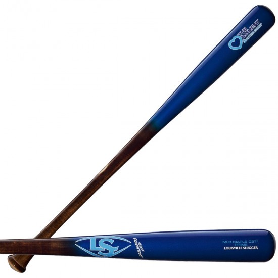 Clearance Sale Louisville Slugger MLB Prime Maple C271 Limited Edition Autism Speaks Wood Baseball Bat: WBL2446010