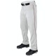 Clearance Sale Wilson Youth P200 Classic Knit Relaxed Fit Baseball Pants with Piping: WTA4232