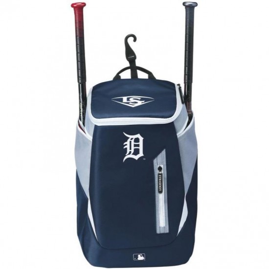 Clearance Sale Louisville Slugger Genuine MLB Backpack - Detroit Tigers: WTL9302TCDET